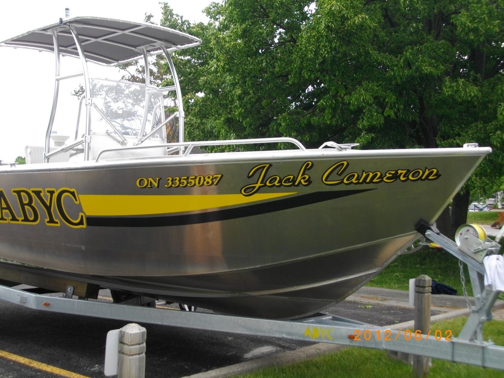 The Jack Cameron ready for launch after its christening - Christening of ABYC mark/pin boat named to honour Jack Cameron © Katie Nicoll